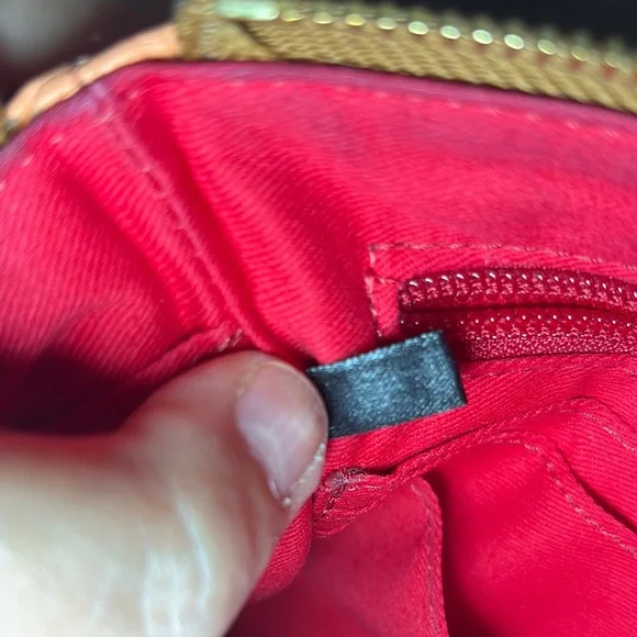Dooney & Bourke Coral Pebbled Leather Wristlet Wallet